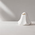 thumbnail image 5 of Halloween Ceramic Ghost Night Light, Cute Ghost Table Lamp Ornament, Warm Glow Desktop Decor, Bedroom Shelf Mantel Accent, Festive Holiday Gift, 5 of 5