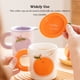 thumbnail image 3 of Inteprter Taza de cerámica Café Té Agua Tazas creativas Fruta Avena Taza Mango Porcelana Restaurante Suministros de oficina Regalo Mostrada Uva Inteprter HA080833-01, 3 of 6