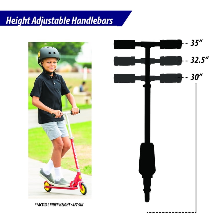 Walk-Onz Sports NHL Chicago Blackhawks Folding Kick Scooter