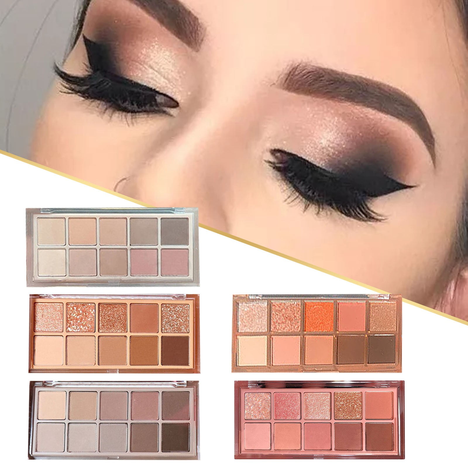Make up Kits for Girls Ages 8-12 Popular Makeup Products Top Selling Makeup Nature Cosmetics Pearl Wand Dark Eye Shadow Eye Brightener Eye Pearls Roll on Glitter Highlighter Gel Liner Pencil Glitter
