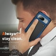 thumbnail image 5 of Armor Shockproof Case for Google Pixel 7 Pro, [Military Grade Anti-Drop] Rugged Hybrid Hard PC+Soft Silicone Heavy-Duty Tough Durable Slim Fit Lightweight Protective Bumper Phone Case, Navyblue, 5 of 7