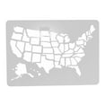 thumbnail image 4 of OUNONA Wall Paint Stencil for Drawing with Beige Plastic Map Template Large Designs for Home Office Shop Decor, 4 of 8