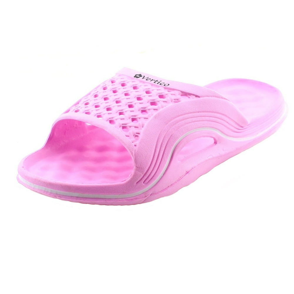Vertico Footcare Vertico Pink SlideOn Women's Shower Sandal