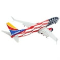 thumbnail image 3 of Boeing 737-800 Commercial Aircraft "Southwest Airlines" Blue w/Stripes "Gemini 200" 1/200 Diecast Model Airplane by GeminiJets, 3 of 4