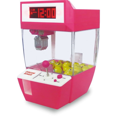 Modern Home Crane Game Alarm Clock Pink