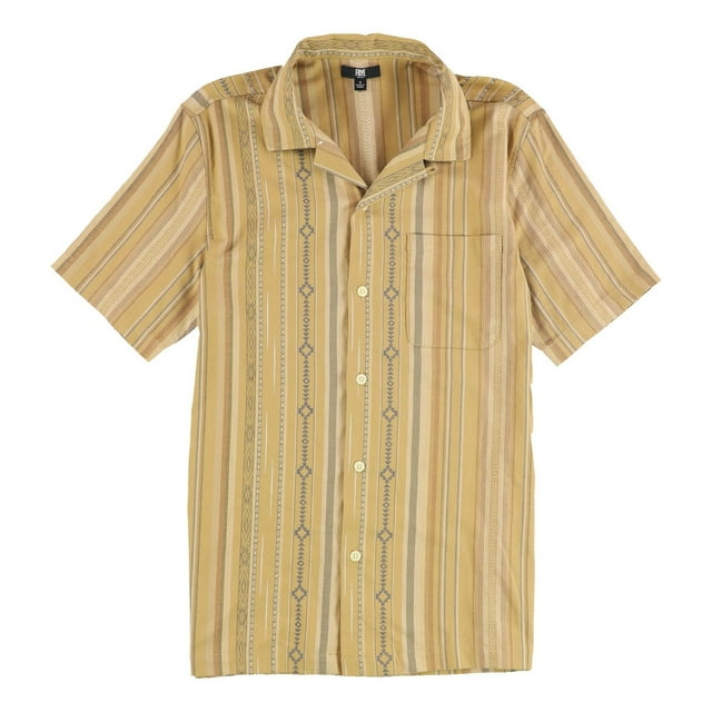 Frye Chemise à Boutons pour Homme SERAPE VACATION, Marron, Petit