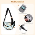 thumbnail image 5 of Bolsa De Transporte Para Perros Y Gatos, Bolsas Portátiles Para Mascotas, Bolsa De Hombro Transpirable, Viajes, Senderismo, Camping, Para Gatos Pequeños, Perros Pequeños, Azul B, 5 of 5