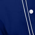 thumbnail image 3 of ZGRBOU Clergy Robe for Women Long Sleeve Stand Collar Cassock Flared Sleeves Button Vestments Halloween Cosplay Costume, 3 of 4