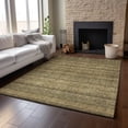 thumbnail image 6 of Addison Rugs Mayfield Washable Transitional Stripes Brown Rectangle Rug, 10' x 14', 6 of 6