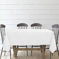 thumbnail image 2 of PiccoCasa Tablecloth Dining Table Cover for Indoor Outdoor Snow White 60"x120", 2 of 7