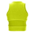 thumbnail image 4 of Giftesty Tank Tops for Women Summer Sports Short Solid Color Navel-Baring Hollow Sleeveless Knitted Round Neck Tops, 4 of 6