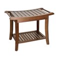 thumbnail image 2 of Eccostyle Solid Bamboo Spa Style Bench - Caramel, 2 of 7