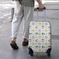 thumbnail image 3 of Green Cow Cup Pattern Luggage Cover Fashion Suitcase Cover Baggage Covers Fit 25-28 Inch Luggage (Go Travel), 3 of 5