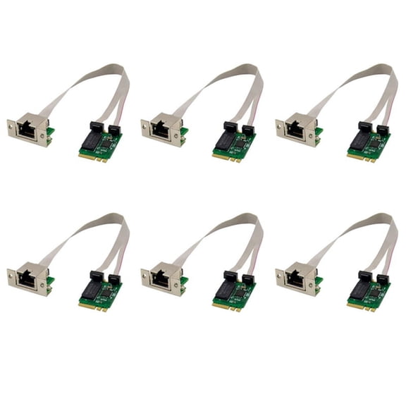 6X M.2 A E 2.5G Ethernet Adapter 2.5G/1G/100M Multi-Gigabit M.2 Network Card 8125B COM