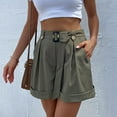 thumbnail image 4 of IROINNID Women's Stylish Wide Leg Casual Leisure Shorts With Pocket, 4 of 6