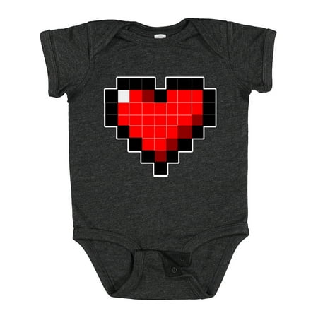 

Inktastic 8 Bit Heart Gift Baby Boy or Baby Girl Bodysuit