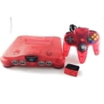 thumbnail image 2 of Watermelon Red Nintendo 64 Console System- N64 (Used), 2 of 4