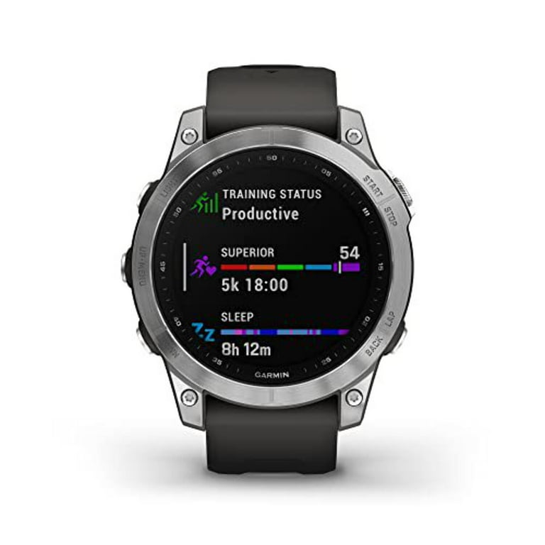 Garmin fenix 7 47mm Multisport GPS Smartwatch Silver with