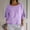 Purple, variant on Linen Shirts for Women Loose Fit Womens Summer Tops Women Plus Size Tops Women's V Neck T Shirts Women Tshirts Under $5
