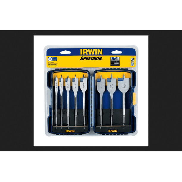 IRWIN Speedbor Max Drill Bit Set 8 Piece IWAX128PC