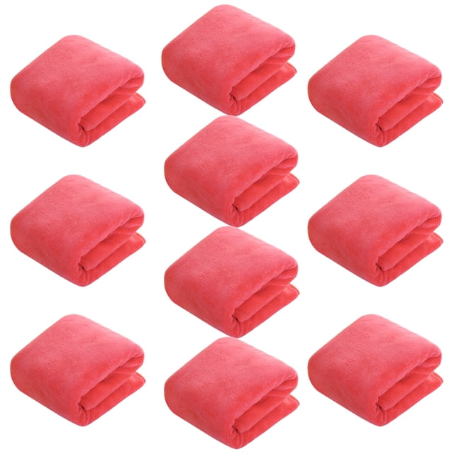 Paquete de 10 toallas para peluquería: toalla de secado rápido para cabello, manos y rostro para usar en casa, salón, spa y barbería