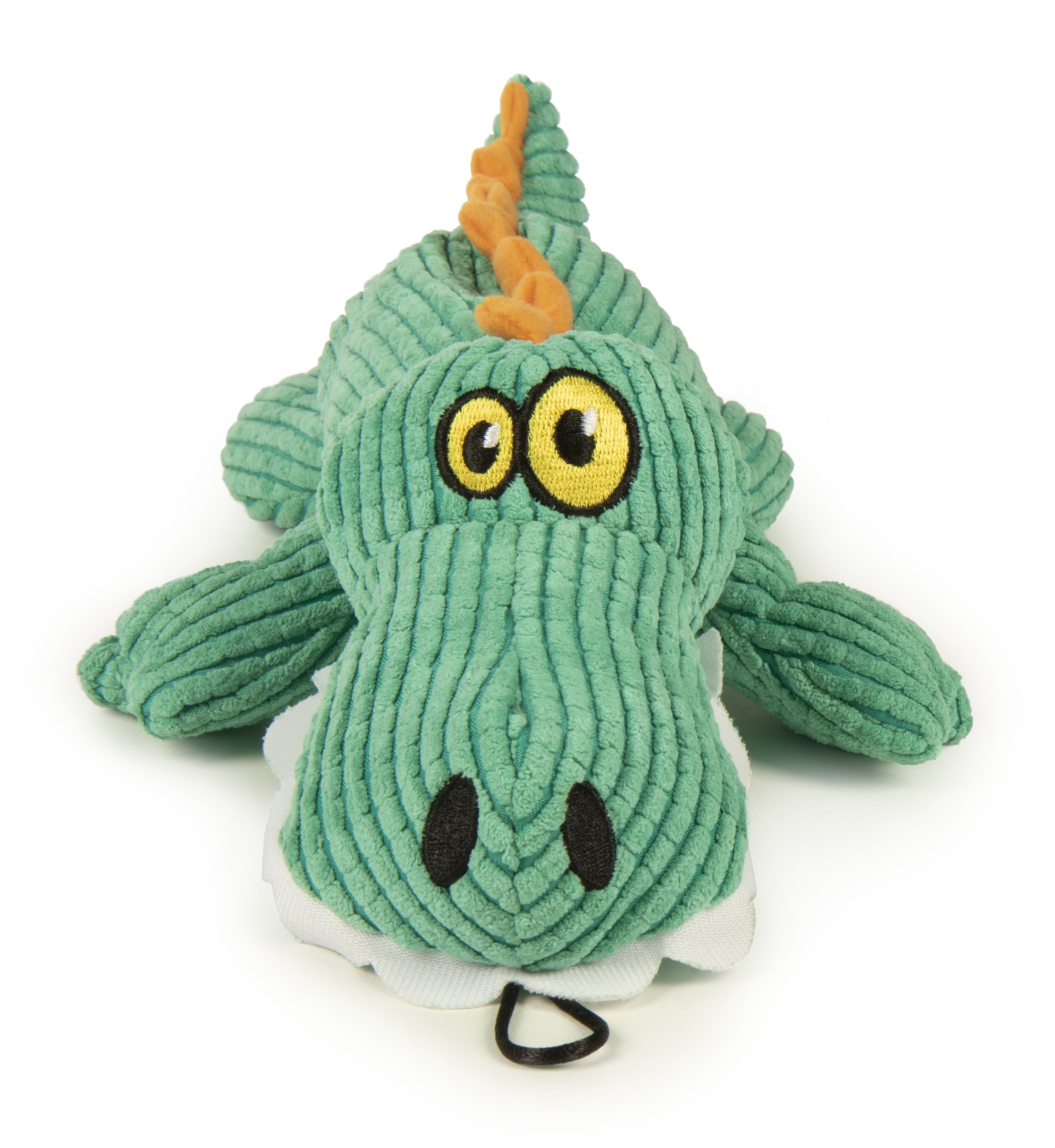 TrustyPup Strong 'N Silent Gator, Durable Checkered Plush Silent