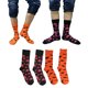 thumbnail image 3 of 2 pares de calcetines de Halloween novedad calcetines de dibujos animados calabazas murciélago impreso un tamaño para de Halloween Disfraces de jinwen Calcetines de halloween, 3 of 8
