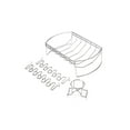 thumbnail image 3 of 4-en-1 BBQ Basket - 14.5" x 9.5" Panier, Wing Rack Fits 12 Drumsticks, Rib Rack Fits 6 Racks, Détachable Can Holder, 3 of 6
