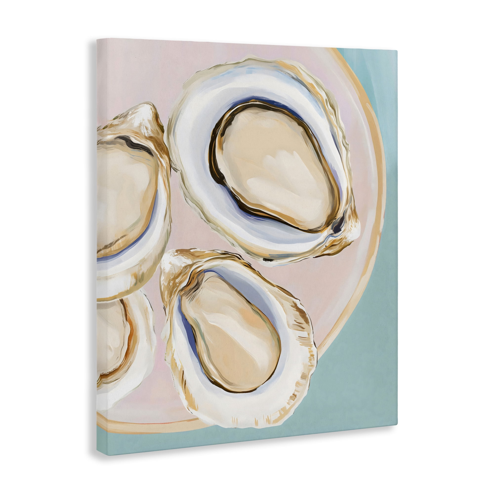 Stupell Industries Plate of Oysters Canvas Wall Art, design by The Prints Vibe