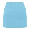 thumbnail image 7 of Women's Shorts High Waisted Stretchy Tennis Skirt Trousers Sports Skirt Side Slit Tennis Skort Trendy Casual Shorts with Pockets S-5XL, 7 of 7