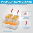 thumbnail image 4 of 50,000 BTU Propane Deep Fryer, 18QT Aluminum Turkey Fryer with Dual Baskets – CSA-Approved Lightweight Cajun Outdoor Gas Fryer for Chicken, Fish, French Fries & Seafood, 4 of 7