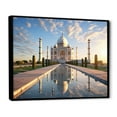 thumbnail image 2 of Designart "Taj Mahal Islam wall art I" Islamic Floater Framed Canvas Print, 2 of 7