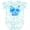 Tie Dye Green, variant on Inktastic Ice Ice Baby Boys or Girls Baby Bodysuit