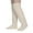 Beige, variant on Goose down Knee Socks for Christmas, Winter Warm Long Fuzzy Thigh High Socks, Christmas Plush Knee High Sock