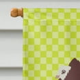 thumbnail image 3 of Carolines Treasures BB7774CHF Capuchin Pigeon Rouge Drapeau Vert Toile Maison, 3 of 4