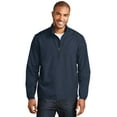 thumbnail image 1 of Port Authority &174; Zephyr Pull à 1/2 Fermeture Éclair. J343 Robe 4TG Bleu Marine, 1 of 2
