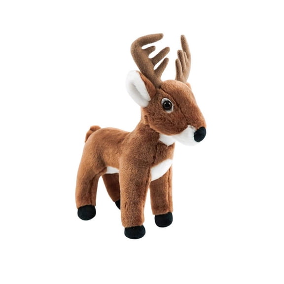 Deer Stuffed Animal Cute Realistic Reindeer Moose Plush Toys 9.8'' Ultra Soft Elk Plushies Gifts