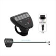 thumbnail image 1 of Electric Bicycle 36V48V LED G20 Meter Control Panel Display for Ebike 5 Pin SM Plug Connector, 1 of 7