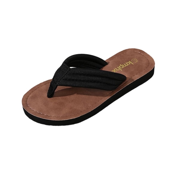 Iyufng Women Sandals Chunky-Sole Thong Slippers Summer Fashion Casual Flats Beach Sandals