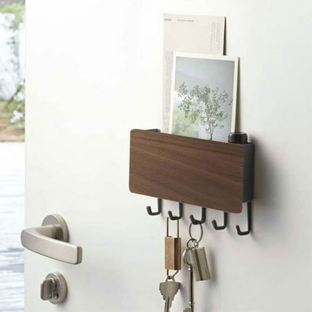 

Tbslaqlo Unique Key Holder Wall Coat Hanger Hooks Without Perforated Hooks Key Hanger Shelving Storage Hooks