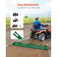 thumbnail image 4 of VEVOR Drag Harrow 8 ft Heavy Duty Tow Behind Drag Harrow Driveway Grader Rake, 4 of 9