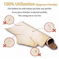 thumbnail image 4 of ELW 100% Veg Tan Full Grain Leather Cowhide Pre-Cut Piece Sets Special Offer..., 4 of 10