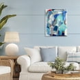 thumbnail image 3 of Stupell Industries Modern Complex Blue Layers Canvas Art, 16 x 20, by Jill Martin, 3 of 8