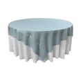 thumbnail image 1 of LA Linen TCpop72x72-BlueLgtP18 Polyester Poplin Square Tablecloth, Light Blue - 72 x 72 in., 1 of 4