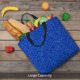 thumbnail image 5 of Fotbe Blue Circles Mosaic Bolsa Tote con Estampado para Mujer, Bolsos con Cremallera, Bolsa de Hombro Casual de Gran Capacidad con Bolsillos Internos, 5 of 7