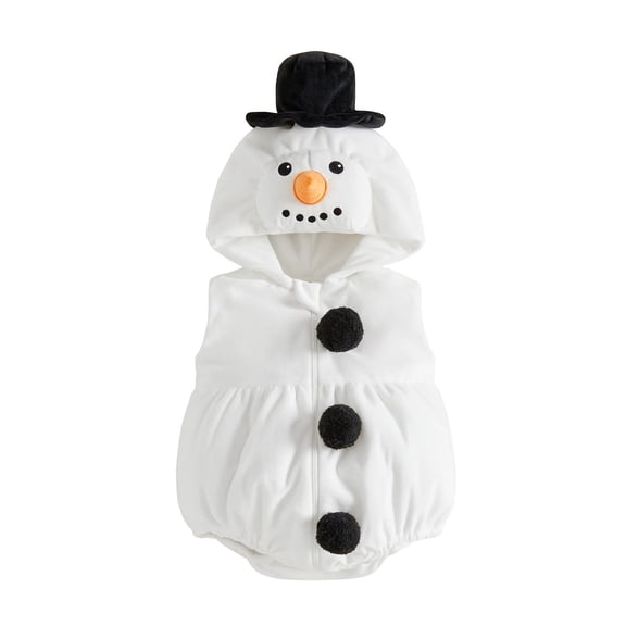 RUINIXCW Newborn Baby Christmas Costume Infant Baby Girl Boy Christmas Outfit Fall Winter Fleece Romper Sleeveless Hooded Zipper Xmas Cosplay Clothes