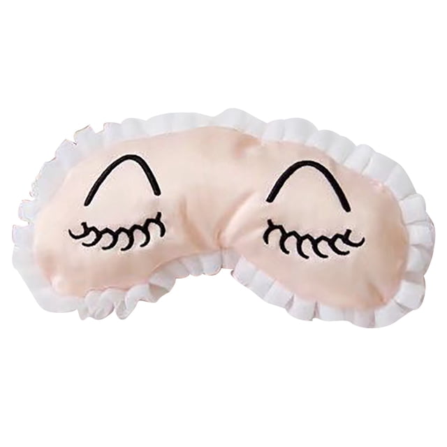 Sleep Mask Cute Soft Plush Breathable Eye Mask Eye Sleeping Cover for Travel
