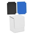thumbnail image 4 of DYNWAVECA Trading Card Deck Box Game Card Case for Baseball Card TCG Collectible Cards White, 4 of 10