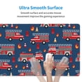 thumbnail image 5 of Bingfone Fire Truck 1 Large Gaming Mouse Pad,Extended Desk Mousepad With Stitched Edges,Non-Slip Base,Water Resist Keyboard Pad For Gamer, Office & Home, 29.5 X 16 In, 5 of 9