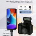 thumbnail image 5 of JGJJUGN Mini Digital Camera 1080P HD Screen, Long Battery Life, Flash, Portable CCD Camera for Capturing Beautiful Moments Anytime, 5 of 6